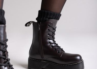 ERYNN Αρβυλάκια flatform - RXJ-242 - Σκούρο Καφέ Ματ - ERYNN - 