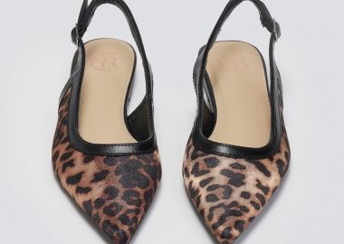 ERYNN Σατέν μυτερές μπαλαρίνες - GG-99 (σατέν leopard) - Leopard - ERYNN - 