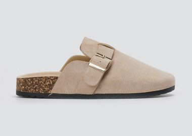 ERYNN Σουέντ clogs - 903-630 - Taupe Σουέτ - ERYNN - 