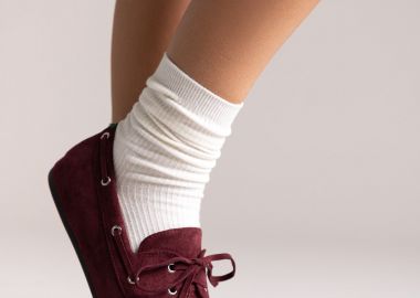 ERYNN Σουέντ μοκασίνια με φιόγκο - 333-319 - Bordeaux Suede - ERYNN - 