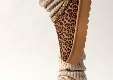ERYNN Σουέντ παντόφλες με ψεύτικη γούνα - M-783-1 - Leopard - ERYNN - 