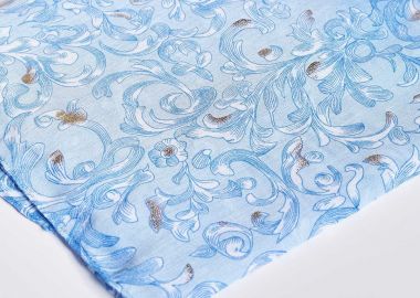 Εσάρπα σιφόν μπαρόκ εμπριμέ μοτίβο -  - 