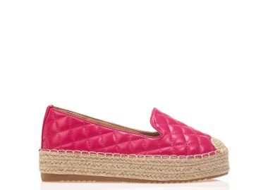 Εσπαντρίγιες φούξια δερματίνη καπιτονέ ΦΟΥΞΙΑ - Tsoukalas - 