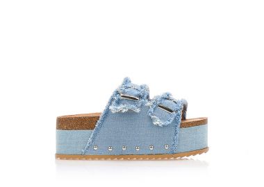 Εσπαντρίγιες jean με αγκράφες και τρουκς ΤΖΙΝ - Tsoukalas - 