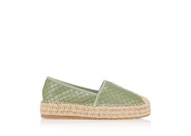 Εσπαντρίγιες λαδί δερματίνη με σχέδιο καρό ΛΑΔΙ - Tsoukalas - 