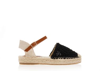 Εσπαντρίγιες μαύρες με ιδιαίτερη φάσα ΜΑΥΡΟ - Tsoukalas - 