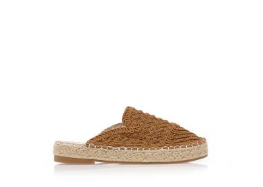 Εσπαντρίγιες με διάτρητο πλεκτό μοτίβο ΚΑΜΕΛ - Tsoukalas - 