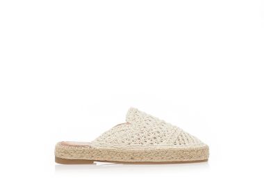 Εσπαντρίγιες με διάτρητο πλεκτό μοτίβο ΜΠΕΖ - Tsoukalas - 