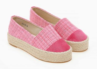 Εσπαντρίγιες με καρό σχέδιο - Ροζ - Issue - 