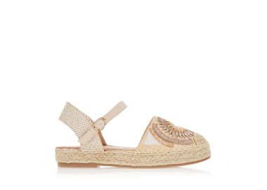 Εσπαντρίγιες με λουράκι και διακοσμητικό λουλούδι ΜΠΕΖ - Tsoukalas - 