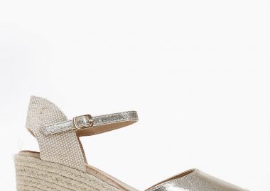 Εσπαντρίγιες πλατφόρμες εξώφτερνες με μπαρέτα - Χρυσό - Issue - 