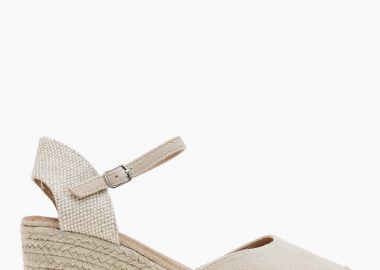 Εσπαντρίγιες πλατφόρμες εξώφτερνες με μπαρέτα - Μπεζ - Issue - 