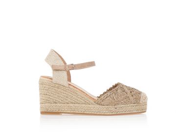 Εσπαντρίγιες πλατφόρμες με ανάγλυφο σχέδιο ΠΟΥΡΟ - Tsoukalas - 