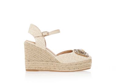 Εσπαντρίγιες πλατφόρμες με κόσμημα ΜΠΕΖ - Tsoukalas - 