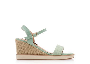 Εσπαντρίγιες πλατφόρμες πράσινες σουέτ ΠΡΑΣΙΝΟ - Tsoukalas - 