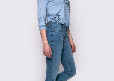 Esprit γυναικείο τζιν παντελόνι πεντάτσεπο Skinny Fit - 996EE1B918 Denim Blue - ESPRIT - 