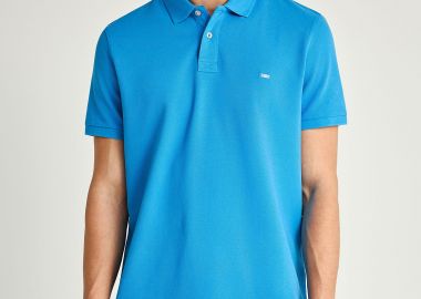 Essential μπλούζα πόλο από βαμβάκι - FUNKY BUDDHA - 