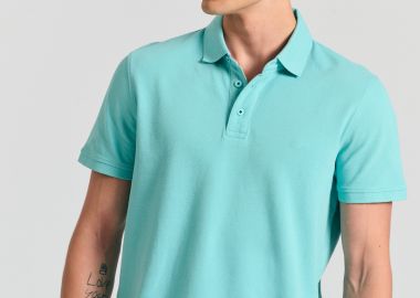 Essential polo μπλούζα με κέντημα Garage 55. - GARAGE 55 - 