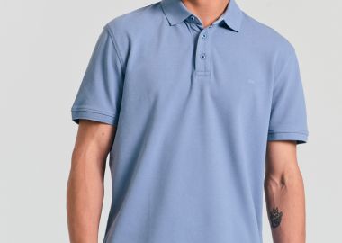 Essential polo μπλούζα με κέντημα Garage 55. - GARAGE 55 - 
