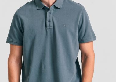 Essential polo μπλούζα με κέντημα Garage 55. - GARAGE 55 - 