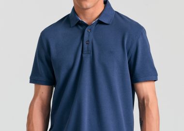 Essential polo μπλούζα με κέντημα Garage 55. - GARAGE 55 - 