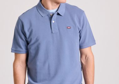 Essential polo μπλούζα με κεντημένο logo - FUNKY BUDDHA - 