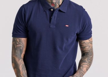 Essential polo μπλούζα με κεντημένο logo - FUNKY BUDDHA - 
