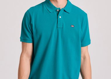 Essential polo μπλούζα με κεντημένο logo - FUNKY BUDDHA - 
