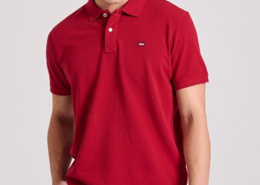 Essential polo μπλούζα με κεντημένο logo - FUNKY BUDDHA - 