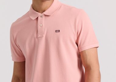 Essential polo μπλούζα με κεντημένο logo - FUNKY BUDDHA - 