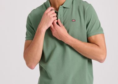 Essential polo μπλούζα με κεντημένο logo - FUNKY BUDDHA - 