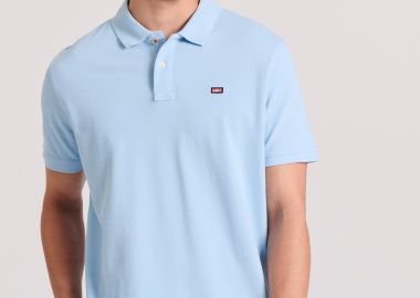 Essential polo μπλούζα με κεντημένο logo - FUNKY BUDDHA - 