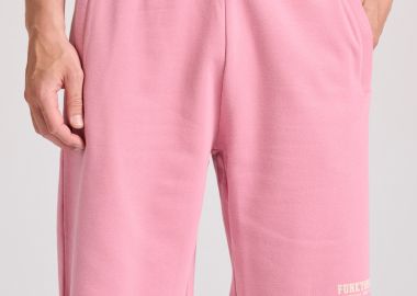 Essential wide leg fit αθλητική βερμούδα με raw cuts - FUNKY BUDDHA - 