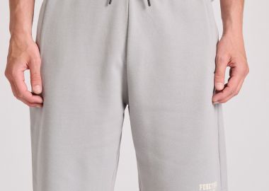 Essential wide leg fit αθλητική βερμούδα με raw cuts - FUNKY BUDDHA - 