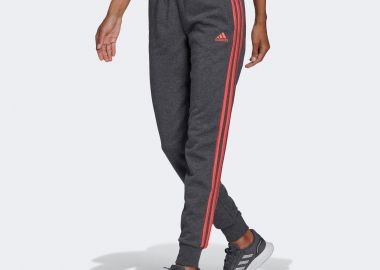 ESSENTIALS FRENCH TERRY 3-STRIPES PANTS ΓΚΡΙ - ADIDAS PERFORMANCE - 