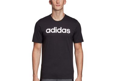 ESSENTIALS LINEAR LOGO TEE ΜΑΥΡΟ - ADIDAS SPORT INSPIRED - 