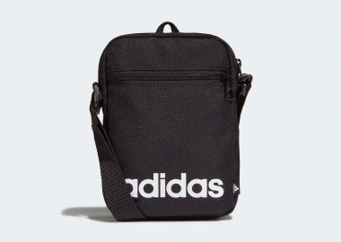 ESSENTIALS LOGO SHOULDER BAG ΜΑΥΡΟ - ADIDAS PERFORMANCE - 