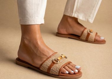 Estil Άνετα σανδάλια - 0152 - Tan Raffia - Estil - 