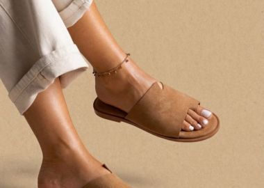 Estil Άνετα σουέντ σανδάλια - 0144 - Beige Suede - Estil - 
