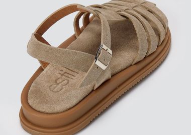 Estil Σανδάλια Fisherman - 26NK-1819 - Taupe Σουέτ - Estil - 