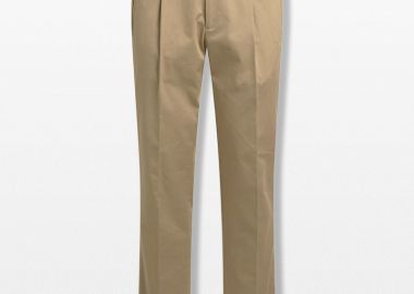 ETRO Ανδρικό Μπεζ Carrot-Leg Trousers - ETRO - 