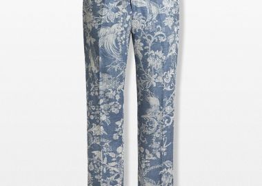 ETRO Ανδρικό Μπλε Jacquard Jogging Trousers - ETRO - 