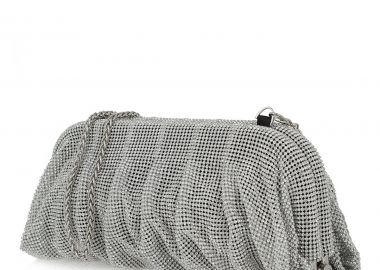 Exe Bags Γυναικεία Τσάντα Φάκελος Clutches 700-910 Ασημί Στρας U67009109E94 - EXE - 