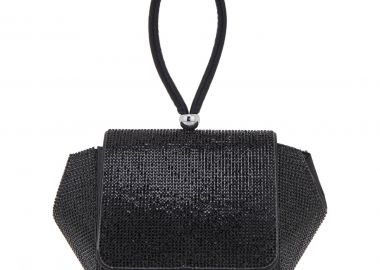 Exe Bags Γυναικεία Τσάντα Φάκελος Clutches 84W-010 HB-01 Μαύρο Στρας Q684W0109171 - EXE - 