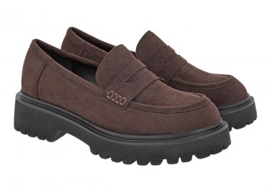 Exe Γυναικεία Παπούτσια LOAFERS Μοκασίνια 27E-317 Καφέ Καστόρι V127E3172504 - EXE - 