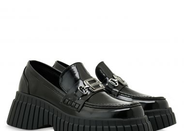 Exe Γυναικεία Παπούτσια LOAFERS Μοκασίνια R54R-647 Μαύρο Φλωρέντικ T154R647349J - EXE - 