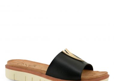 EXE Shoes Γυναικεία Παντόφλας 89Q-364 Μαύρο Φυσικό Q489Q3642H72 - EXE - 