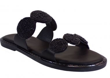 EXE Shoes Γυναικεία Παντόφλας ALLISON-112 Μαύρο M47001121001 - EXE - 