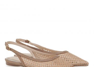 EXE Shoes Γυναικεία Παπούτσια SLINGBACK Mules 700-222 Μπρονζέ Στράς U4700222130B - EXE - 