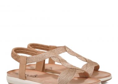 EXE Shoes Γυναικεία Πέδιλα 89Q-411 ΠΛΑΤΙΝΑ ΜΑΚΡΑΜΕ ΚΑΜΗΛΟ U489Q41127C5 - EXE - 